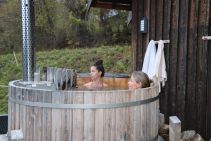 Le bain nordique, apaisant après une randonnée en montagne